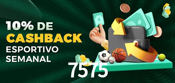 10% de bônus de cashback na 7575