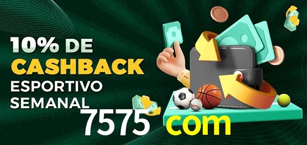 10% de bônus de cashback na 7575 com
